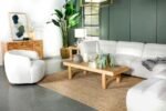 SUNNY SQUARE UPHOLSTERED OTTOMAN NATURAL - Image 8