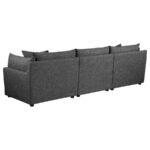 SASHA 3-PIECE UPHOLSTERED SOFA BARELY BLACK - Image 6