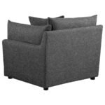 SASHA 3-PIECE UPHOLSTERED SOFA BARELY BLACK - Image 14