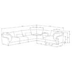 SASHA 6-PIECE UPHOLSTERED MODULAR SECTIONAL BARELY BLACK - Image 18