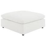 RALEIGH 6-PIECE BOUCLE UPHOLSTERED MODULAR SECTIONAL IVORY - Image 5
