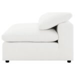 RALEIGH 5-PIECE BOUCLE UPHOLSTERED MODULAR SECTIONAL IVORY - Image 5