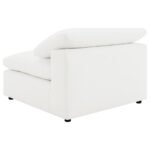 RALEIGH 5-PIECE BOUCLE UPHOLSTERED MODULAR SECTIONAL IVORY - Image 6