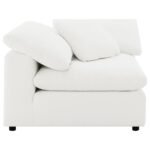 RALEIGH 5-PIECE BOUCLE UPHOLSTERED MODULAR SECTIONAL IVORY - Image 7