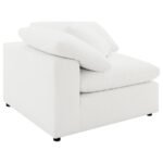 RALEIGH 5-PIECE BOUCLE UPHOLSTERED MODULAR SECTIONAL IVORY - Image 12