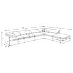 RALEIGH 6-PIECE BOUCLE UPHOLSTERED MODULAR SECTIONAL IVORY - Image 12