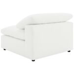 RALEIGH BOUCLE UPHOLSTERED ARMLESS CHAIR IVORY - Image 6