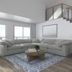RALEIGH 5-PIECE BOUCLE UPHOLSTERED MODULAR SECTIONAL GREY