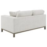 GENEVA BOUCLE UPHOLSTERED SECTIONAL CHAISE SOFA SAND - Image 10