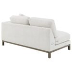 GENEVA BOUCLE UPHOLSTERED SECTIONAL CHAISE SOFA SAND - Image 11