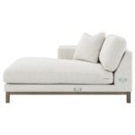 GENEVA BOUCLE UPHOLSTERED SECTIONAL CHAISE SOFA SAND - Image 15