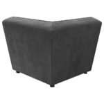SUNNY 6-PIECE UPHOLSTERED MODULAR SECTIONAL SOFA CHARCOAL - Image 11