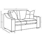 ASHLYN 3-PIECE UPHOLSTERED TRACK ARM SOFA SET SAND - Image 10