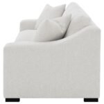 ASHLYN FABRIC UPHOLSTERED TRACK ARM SOFA SAND - Image 5