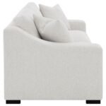 ASHLYN FABRIC UPHOLSTERED TRACK ARM SOFA SAND - Image 8