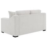 ASHLYN FABRIC UPHOLSTERED TRACK ARM LOVESEAT SAND - Image 6