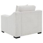 ASHLYN FABRIC UPHOLSTERED TRACK ARM ACCENT CHAIR SAND - Image 6