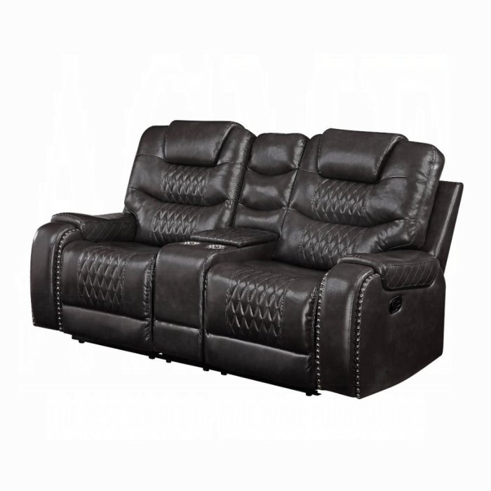 55411.jpg Braylon Motion Loveseat W/Console - Image 1