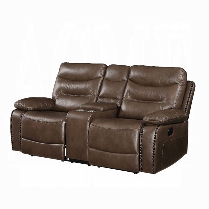 55421.jpg Aashi Motion Loveseat W/Console - Image 1