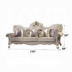 Picardy Oversized Sofa W/8 Pillows - Image 2
