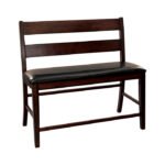 5547-24BH Counter Height Bench with Back - Image 2