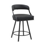 5565-24BK Swivel Counter Height Chair - Image 2