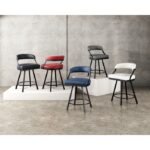 5565-24RD Swivel Counter Height Chair - Image 5