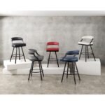 5565-29BK Swivel Pub Height Chair - Image 5