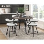5565-24WT Swivel Counter Height Chair - Image 5