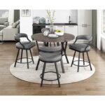 5565-24GY Swivel Counter Height Chair - Image 5