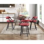 5565-24RD Swivel Counter Height Chair - Image 4