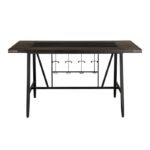 5566-36* Counter Height Table, Glass Insert