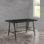 5566-36* Counter Height Table, Glass Insert - Image 5