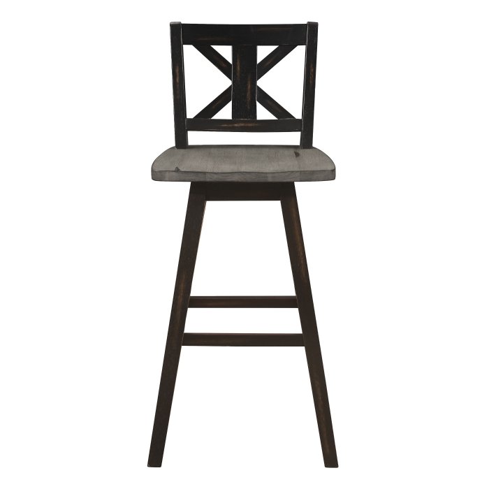 5602-29BK_noBG_front__l.jpg 5602-29BK Swivel Pub Height Chair - Image 1