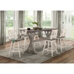 5602-24WT Swivel Counter Height Chair, White - Image 4