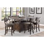 5655-36* Counter Height Table with Storage Base - Image 7