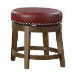 5681RED-18 Round Swivel Stool, Red