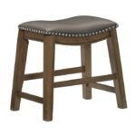 5682GRY-18 18 Dining Stool, Gray - Image 2