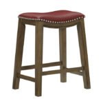 5682RED-24 24 Counter Height Stool, Red - Image 2