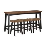 5687BTT-364P 4-Piece Pack Counter Height Set