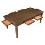 5761-78 Dining Table - Image 4