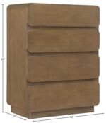 Adagio Solid Wood And Oak Veneer Chest - Image 9