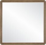 Adagio Solid Wood And Oak Veneer Framed Mirror - Image 2