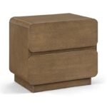 Adagio Solid Wood And Oak Veneer Nightstand