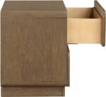 Adagio Solid Wood And Oak Veneer Nightstand - Image 3