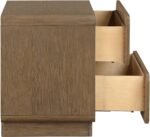 Adagio Solid Wood And Oak Veneer Nightstand - Image 4
