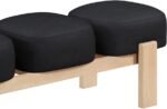 Woodcrest Vegan Leather Upholstered Bench - Image 8