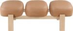 Woodcrest Vegan Leather Upholstered Bench - Image 6