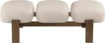 Woodcrest Vegan Leather Upholstered Bench - Image 6