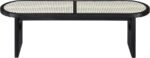 Canovia Solid Wood And Faux Cane Bench - Image 4